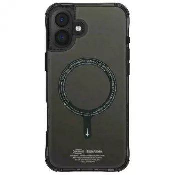 SKINARMA Saido Magnetic Case für Apple iPhone 16 Plus 6,7 Zoll Schwarz