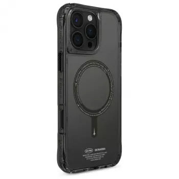 Skinarma Saido Case für iPhone 16 Pro Max 6,9 Zoll, magnetisches Laden, Schwarz