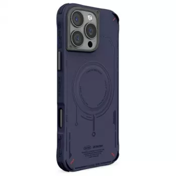 SKINARMA Mecha Case für iPhone 16 Pro 6,3 Zoll Magnetisches Laden Navy