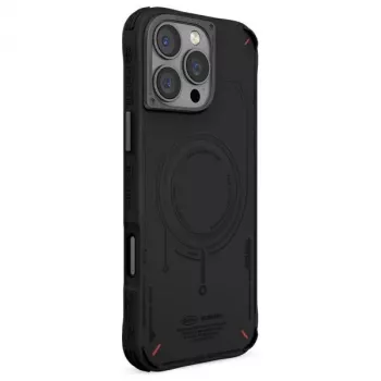 SKINARMA Mecha Case für Apple iPhone 16 Pro Max 6,9 Zoll Magnetic Charging Schwarz