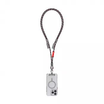 Skinarma Dyno Ve 2-in-1 USB-C auf USB-C Lanyard-Kabel, 80 cm, Schwarz