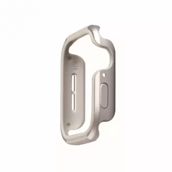UNIQ Valencia Case für Apple Watch Series 4/5/6/SE/SE3 40mm - Titanium Silver