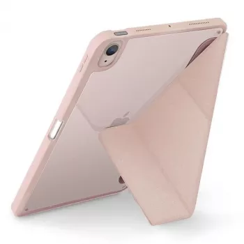 UNIQ Moven Antimicrobial Folio Case für iPad Air 10,9 Zoll (2020/2022) und iPad Air 11 Zoll (M2 2024) - Blush Pink