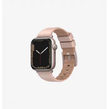 UNIQ Linus Apple Watch Armband Airosoft Silikon Moosgrün 42/44/45/49mm Series 1-9/SE/Ultra