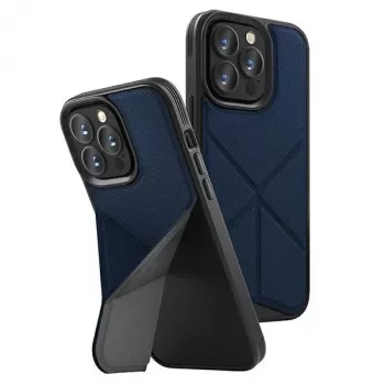 UNIQ Transforma Folio Case für Apple iPhone 14 Pro 6,1 Zoll mit Magclick Charging - Electric Blue