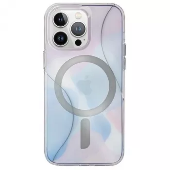 UNIQ Coehl Palette Case für iPhone 15 Pro 6,1 Zoll Magnetic Charging Dusk Blue