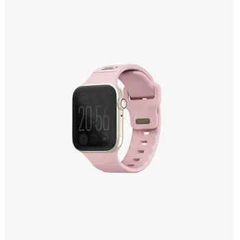 UNIQ Stride Apple Watch Armband 38/40/41mm FKM Gummi Blassrosa