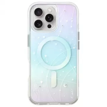 UNIQ Coehl Celest iPhone 16 Pro Max 6.9 inch Magnetic Charging Case Opal/Iridescent
