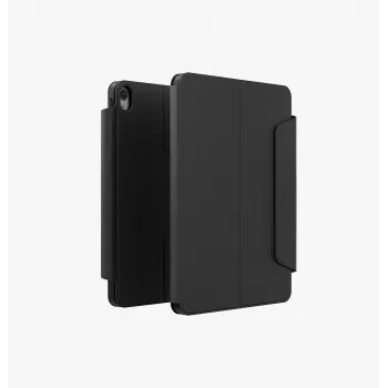 UNIQ Rovus Snapmount Magnetic 360 Rotating Detachable Case für iPad 11 A16 (2025) / iPad 10.9 10th Gen (2022) Schwarz
