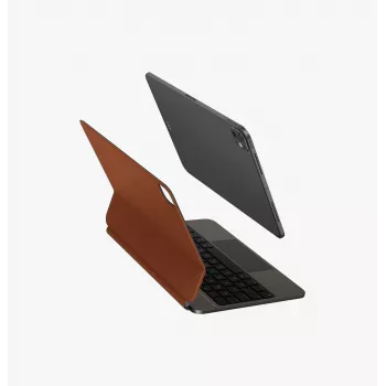 UNIQ Venno Pro Magnetic Smart Keyboard Case für iPad Pro 11 M4 2024 / M5 2025, Karamell