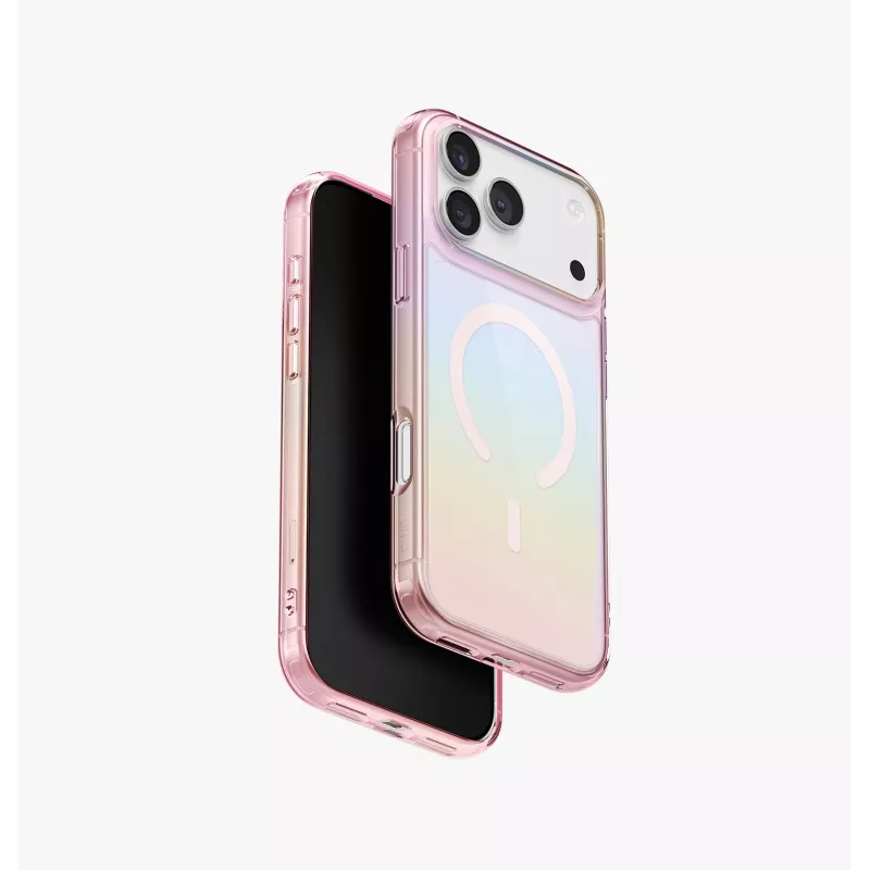 UNIQ Iridescia Case für Apple iPhone 17 Pro Max Magclick Charging Midnight Quartz