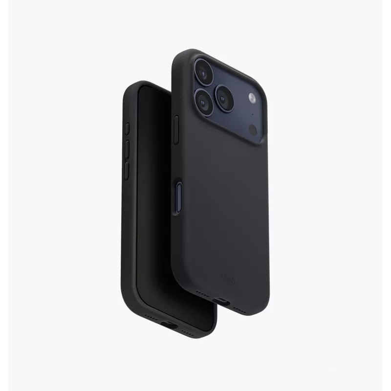 UNIQ Lino Case für iPhone 17 Pro MagClick Charging Hellgrau