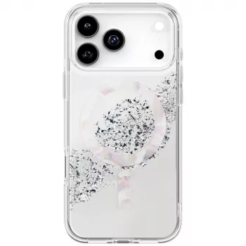 UNIQ Coehl Crystelle Case für Apple iPhone 17 Pro Max Magnetic Charging Silber
