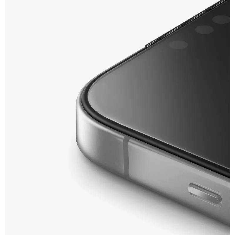UNIQ Optix ExofitPrivacy Panzerglas-Displayschutzfolie für iPhone 17 Pro mit Applikator, Privacy Filter