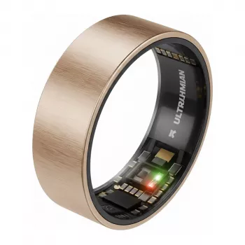 ULTRAHUMAN Ring Air – Smart Ring für Damen und Herren – Schlaf- und Fitness-Tracking Wearable – Herzfrequenz – Smart Ring Roségold Größe 11
