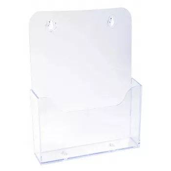 Exacompta A5 Prospekthalter, 1 Fach, Polystyrol, 73 x 173 x 214 mm (75058D)