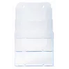 Exacompta A5 Prospekthalter, 3 Fächer, Polystyrol, 154 x 181 x 280 mm (75158D)