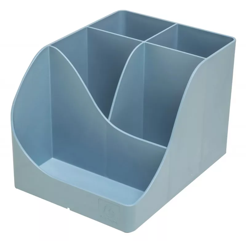 Exacompta Pen Wave AutentiK 5-Fächer-Stiftehalter Blaugrau