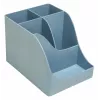 Exacompta Pen Wave AutentiK 5-Fächer-Stiftehalter Blaugrau
