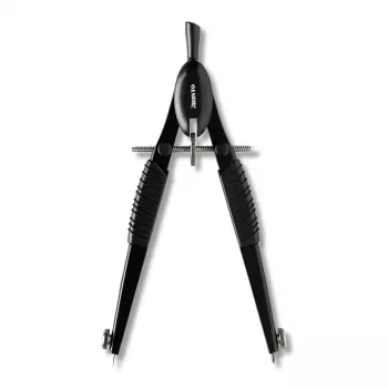 ARISTO Black Edition Präzisions-Zirkel Schwarz, 1 Stück (AR55778-25)
