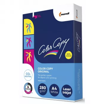 MONDI COLOR COPY Color Copy Millbrand A4 280 gsm 150 Blatt Hochweiß Satinierte Premium Digitaldruckpapier