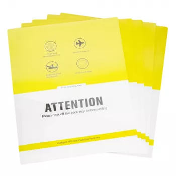 HURTEL 20 Stück selbstheilende Hydrogel-Folie für Tablets, Plotter-Zuschnitt (29 cm x 22,5 cm)
