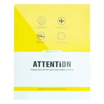 HURTEL 20 Stück selbstheilende Hydrogel-Folie für Tablets, Plotter-Zuschnitt (29 cm x 22,5 cm)