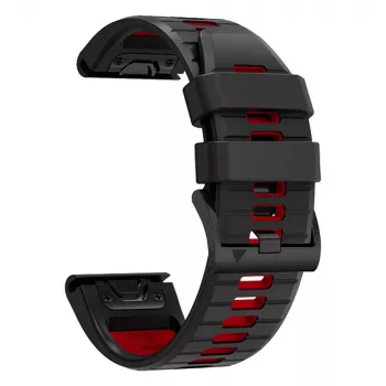 TECH-PROTECT ICONBAND PRO Garmin Fenix 3 / 5X / 3HR / 5X Plus / 6X / 6X Pro / 7X Schwarz/Rot
