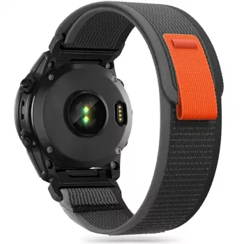 TECH-PROTECT Nylon Garmin Fenix 3 / 5X / 3HR / 5X Plus / 6X / 6X Pro / 7X Schwarz/Orange