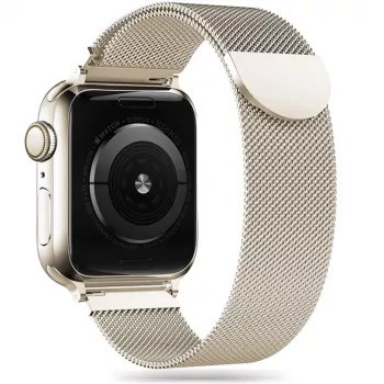 Tech-Protect Milanese Loop für Apple Watch 8 / 9 / 10 / 11 / SE / Ultra (44 / 45 / 46 / 49mm) - Silber