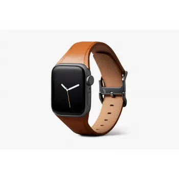 Bellroy Classic Leather Band für Apple Watch, Braun, 40mm, 41mm, 38mm, 42mm (Serie 10/11)