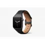 Bellroy Classic Leather Band für Apple Watch, Schwarz, 44mm, 45mm, 42mm (Series 1/2/3), 49mm, 46mm