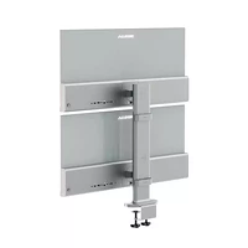 ALOGIC Elevate 34 Dual Vertical Monitor Stand Silver