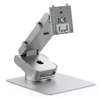 ALOGIC ASPEKT Omni Fold Stand für Mac Mini und 32-Zoll-Monitor Silber