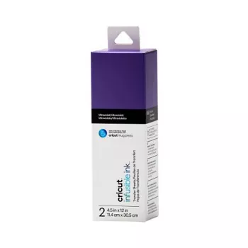 CRICUT Infusible Ink Transfer Sheets 11,4 x 30,5 cm Ultraviolet (2 Blätter)