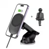 TECH-PROTECT MM15W-V1 Magnetische MagSafe Armaturenbrett- & Lüftungshalterung fürs Auto, kabelloses Ladegerät 15W Schwarz