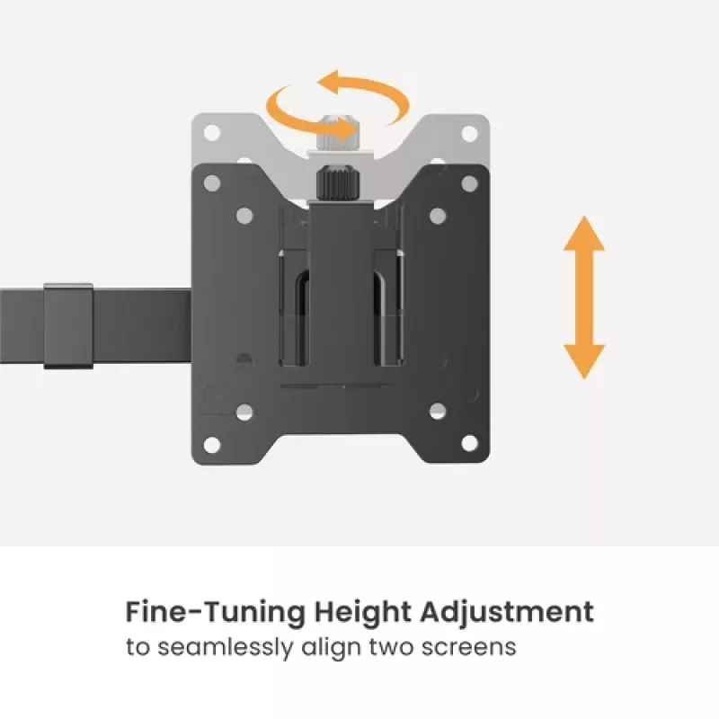 Equip Dual Monitor Desk Mount 17-35 inch 360° Rotation 20kg Black