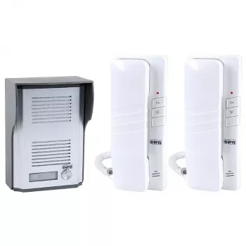 EURA ADP-48A3 (RL-3203CC) Kabelgebundene Audio-Türsprechanlage - Weiß/Silber