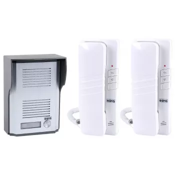 EURA ADP-48A3 (RL-3203CC) Kabelgebundene Audio-Türsprechanlage - Weiß/Silber