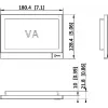 Hikvision DS-KH8381-TE1 IP Video Intercom Indoor Monitor 7-Zoll Touchscreen