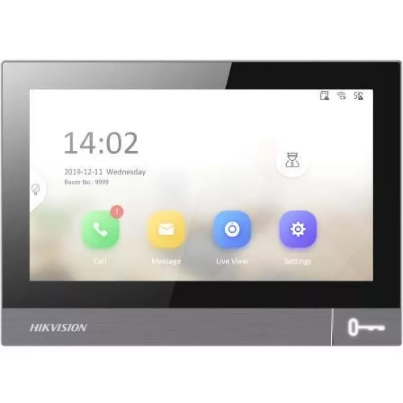Hikvision DS-KH8381-TE1 IP Video Intercom Indoor Monitor 7-Zoll Touchscreen