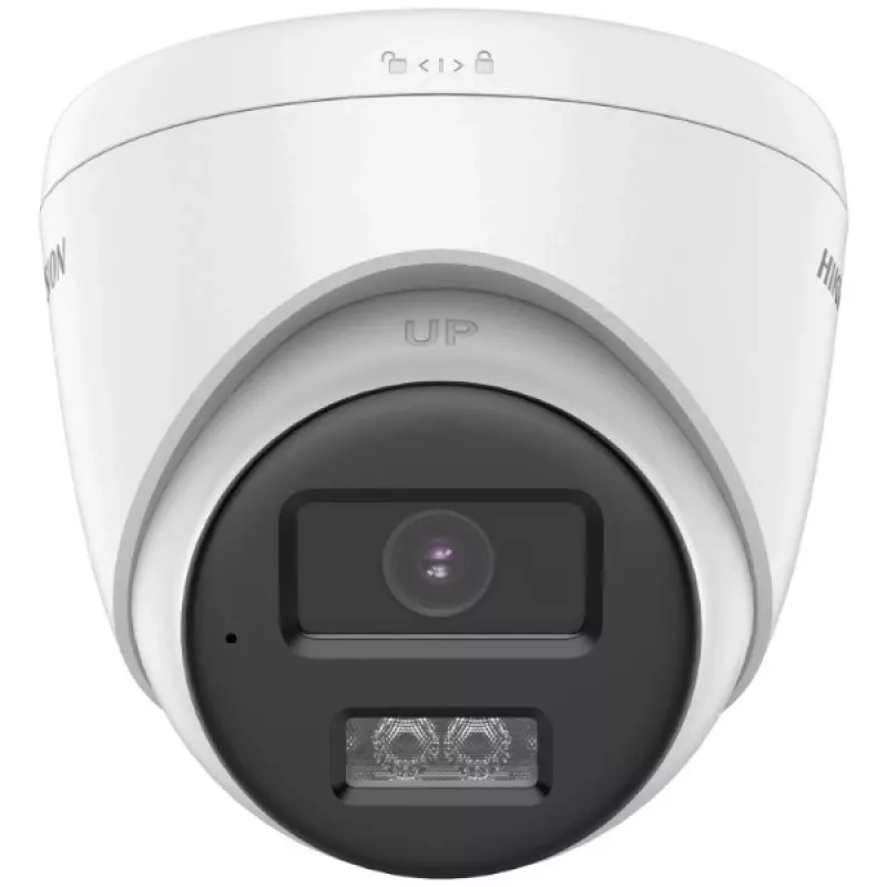 Hikvision DS-2CE78D0T-LTS(2.8mm) 2 MP HD-TVI Turret Dome Kamera mit Gegensprechfunktion, Festbrennweitenobjektiv