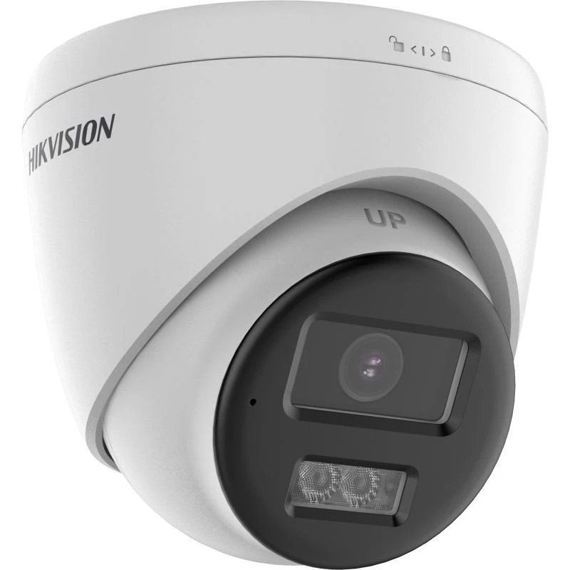 Hikvision DS-2CE78D0T-LTS(2.8mm) 2 MP HD-TVI Turret Dome Kamera mit Gegensprechfunktion, Festbrennweitenobjektiv