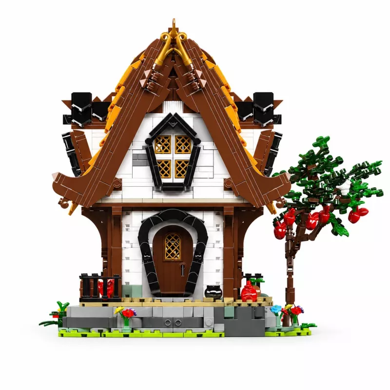 Mould King Medieval World Log Cabin 16054 Bausteine-Set (2192 Teile)