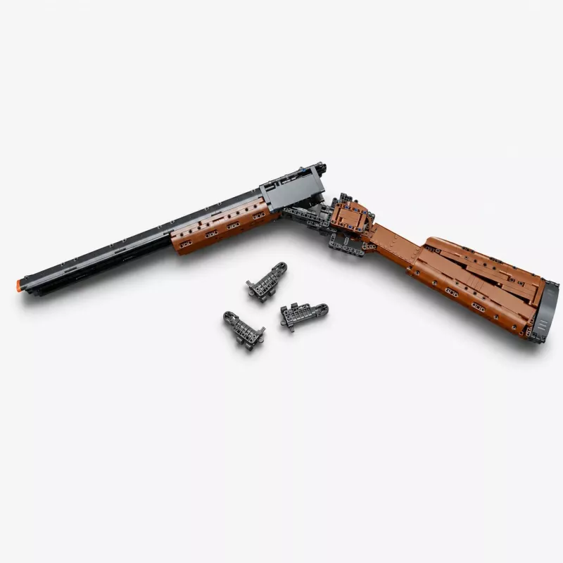 Mould King Double Barrel Shotgun 14016S Bausteine-Set (1054 Teile)
