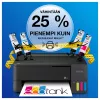 Epson EcoTank ET-1910 Multifunktions-Tintenstrahldrucker - Farbe - Drucken, Scannen, Kopieren - A4, Legal - Bis zu 11 Seiten/Min. Druck - 100-Blatt-Zufuhr - Wi-Fi