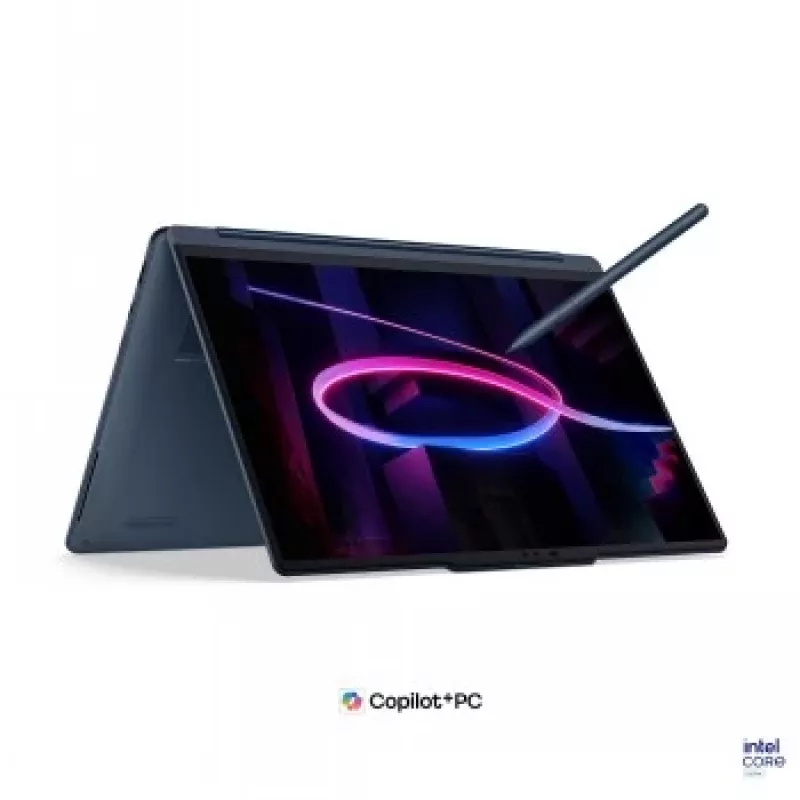 Lenovo Yoga 9 2-in-1 14IPH11 Intel, Cosmic Blue, 14 Zoll OLED Touchscreen 2.8K WQXGA+, Intel Core Ultra 7 355, 32 GB LPDDR5X, 1 TB SSD, Intel Graphics, Windows 11 Home, Englische Tastatur, Hintergrundbeleuchtung, Wi-Fi 7, Bluetooth 5.4, Ohne Netzteil