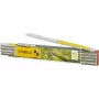 STABILA 600 2 m Holz-Gliedermaßstab metrisch weiß/gelb