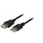 EFB Elektronik USB 2.0 Verlängerungskabel A-A Stecker auf Buchse 5m Grau Classic