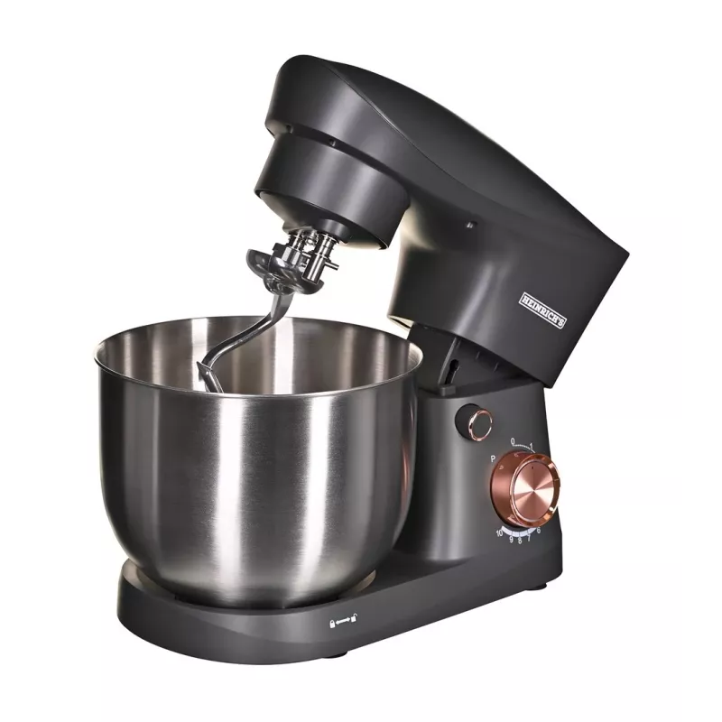 HEINRICH'S HKM 8077 Titan Standmixer 2000W 6,5L Silber
